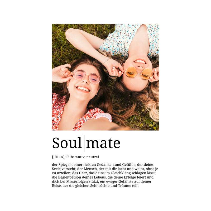 Foto-Definition Soulmate · Poster ohne Rahmen · Serie 2026