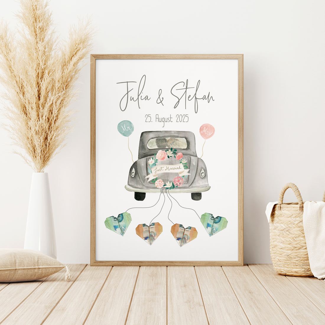 Hochzeitsauto "Beetle" - Geldgeschenk fürs Brautpaar