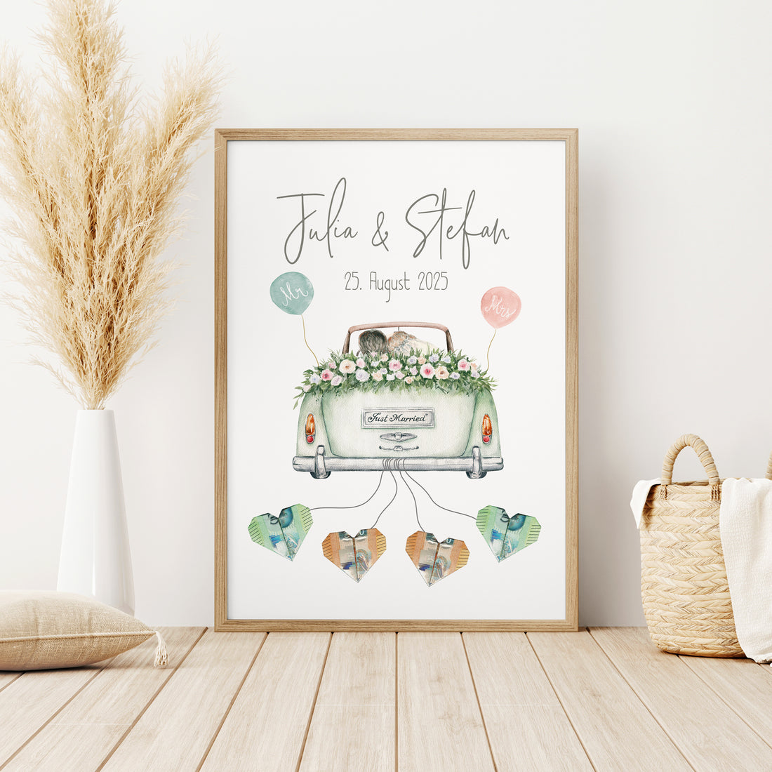 Hochzeitsauto "Cabrio" - Geldgeschenk fürs Brautpaar