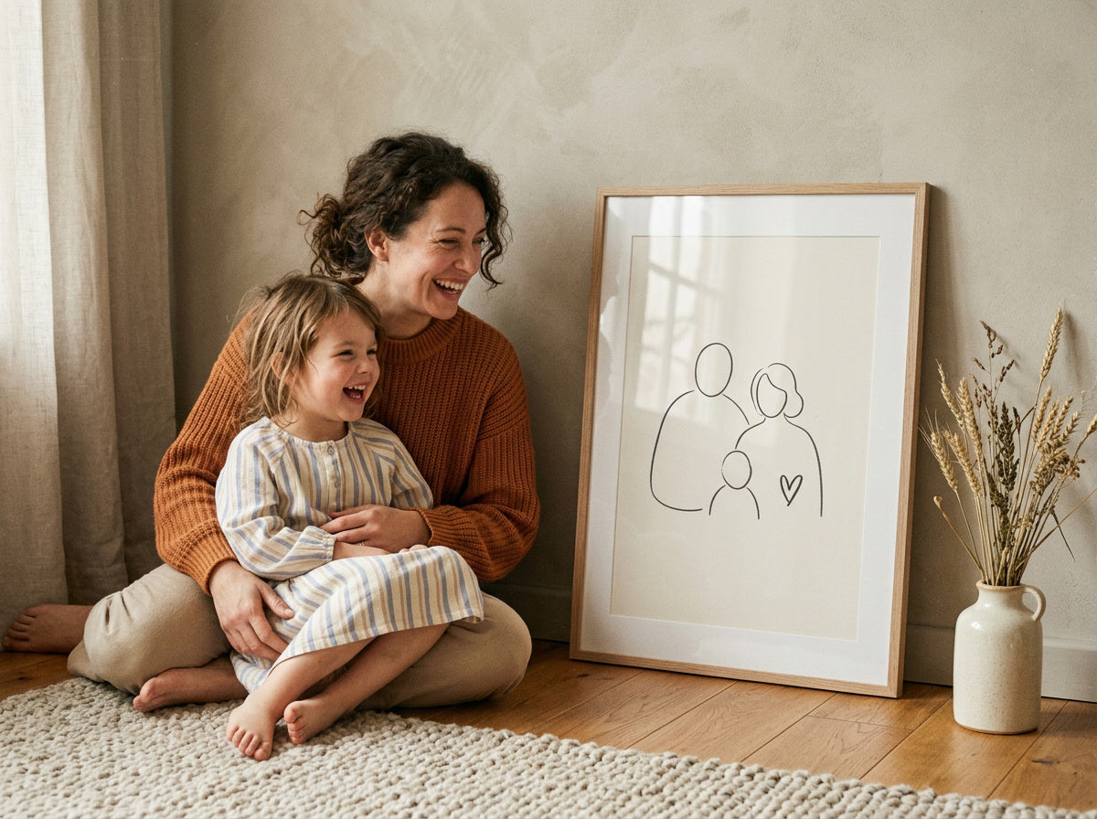 Poster im Wohnraum