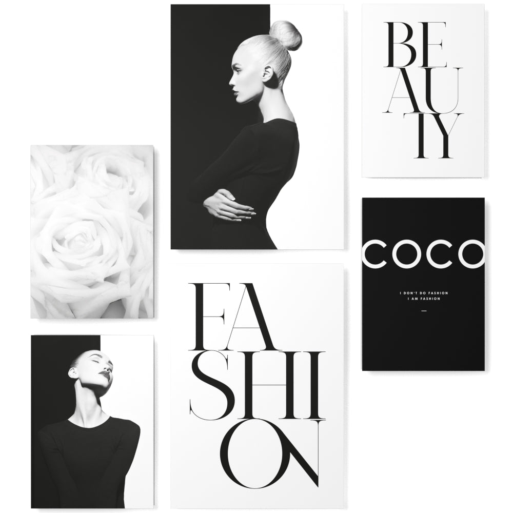 Mood Poster Set Coco Black Beauty