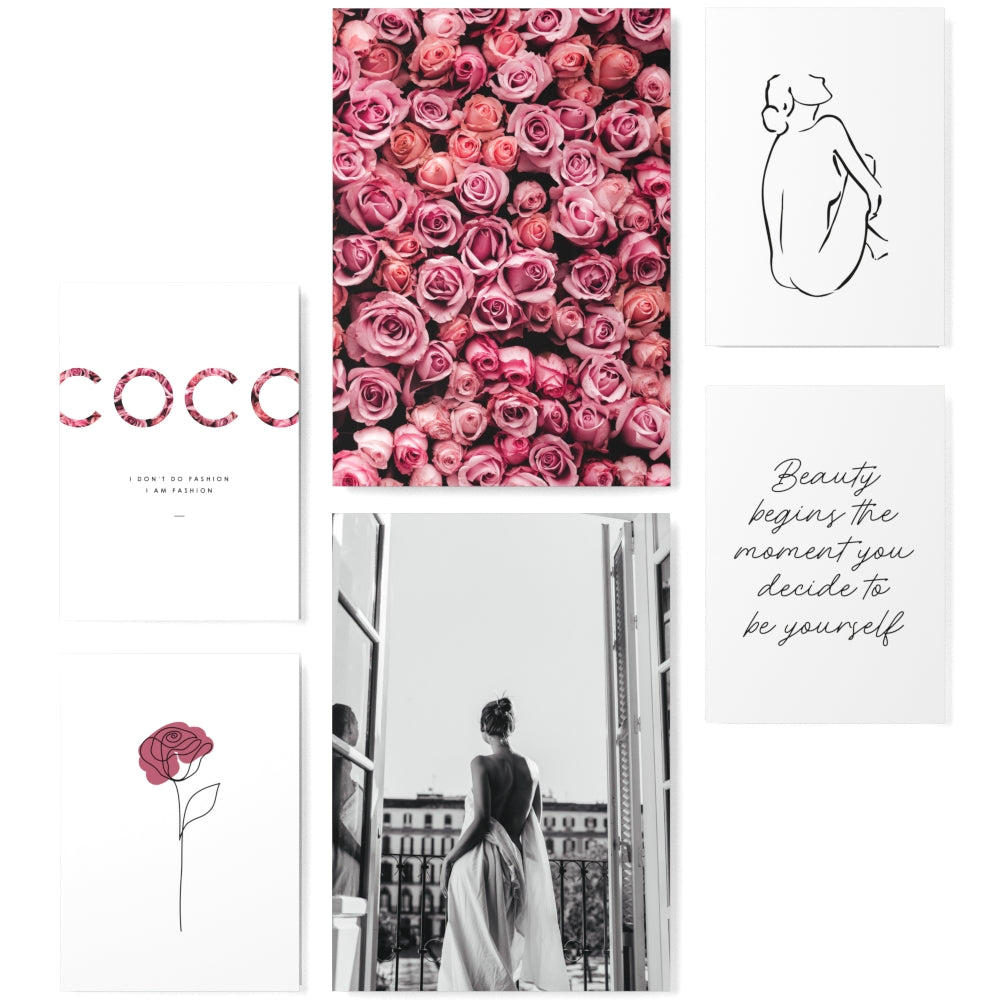 Mood Poster Set Coco Rose Love