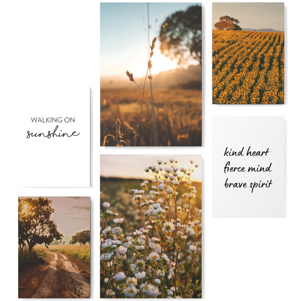 Mood Poster Set Fields Of Gold