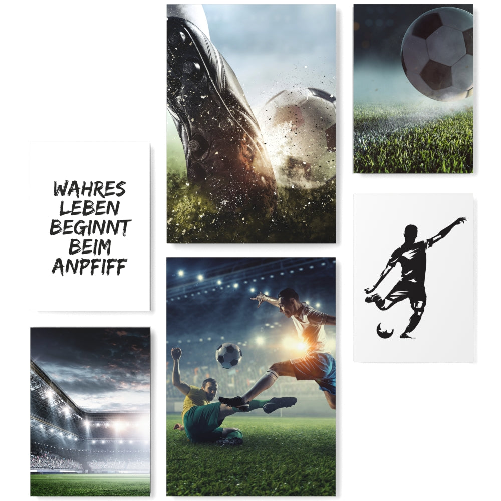 Mood Poster Set Fußball