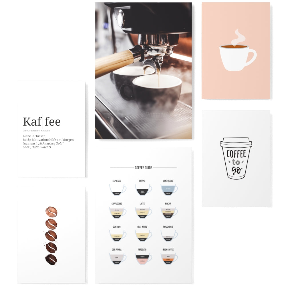 Mood Poster Set Kaffee