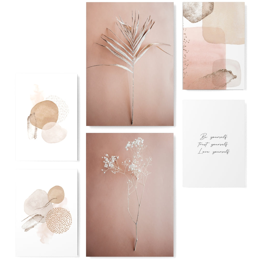 Mood Poster Set Pampas Rose