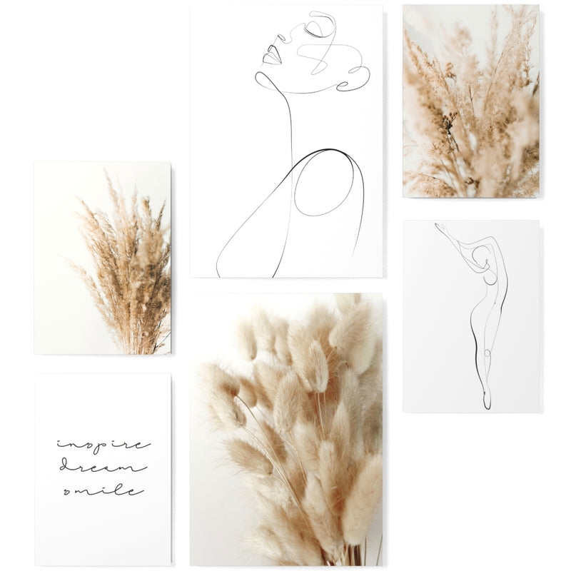 Mood Poster Set Pampas Woman