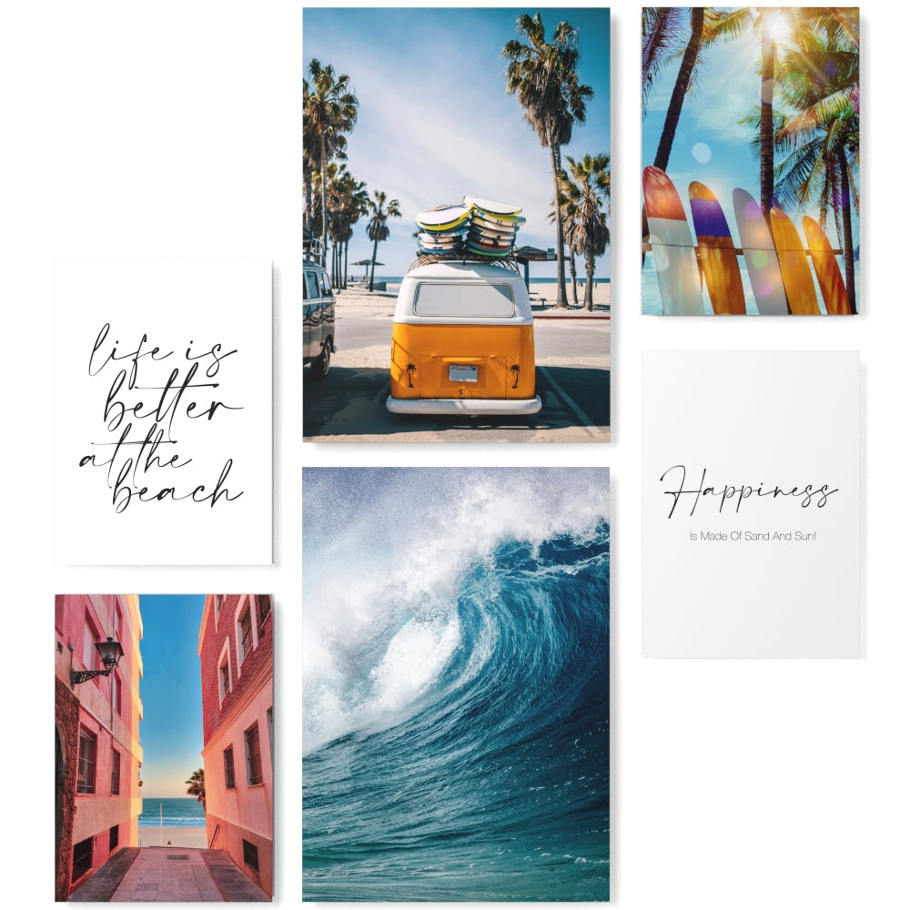 Mood Poster Set Surfing