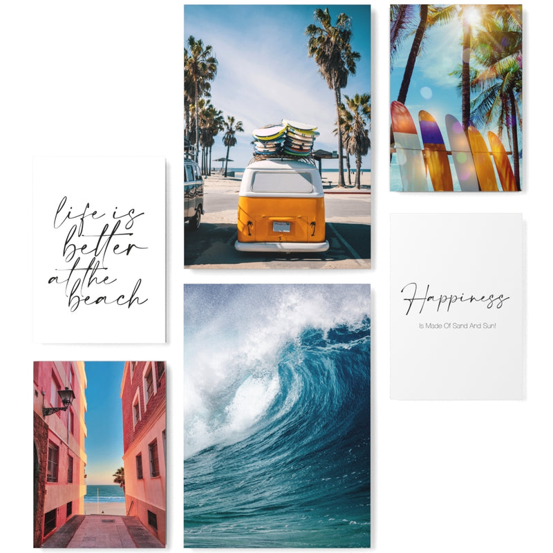 Mood Poster Set Surfing