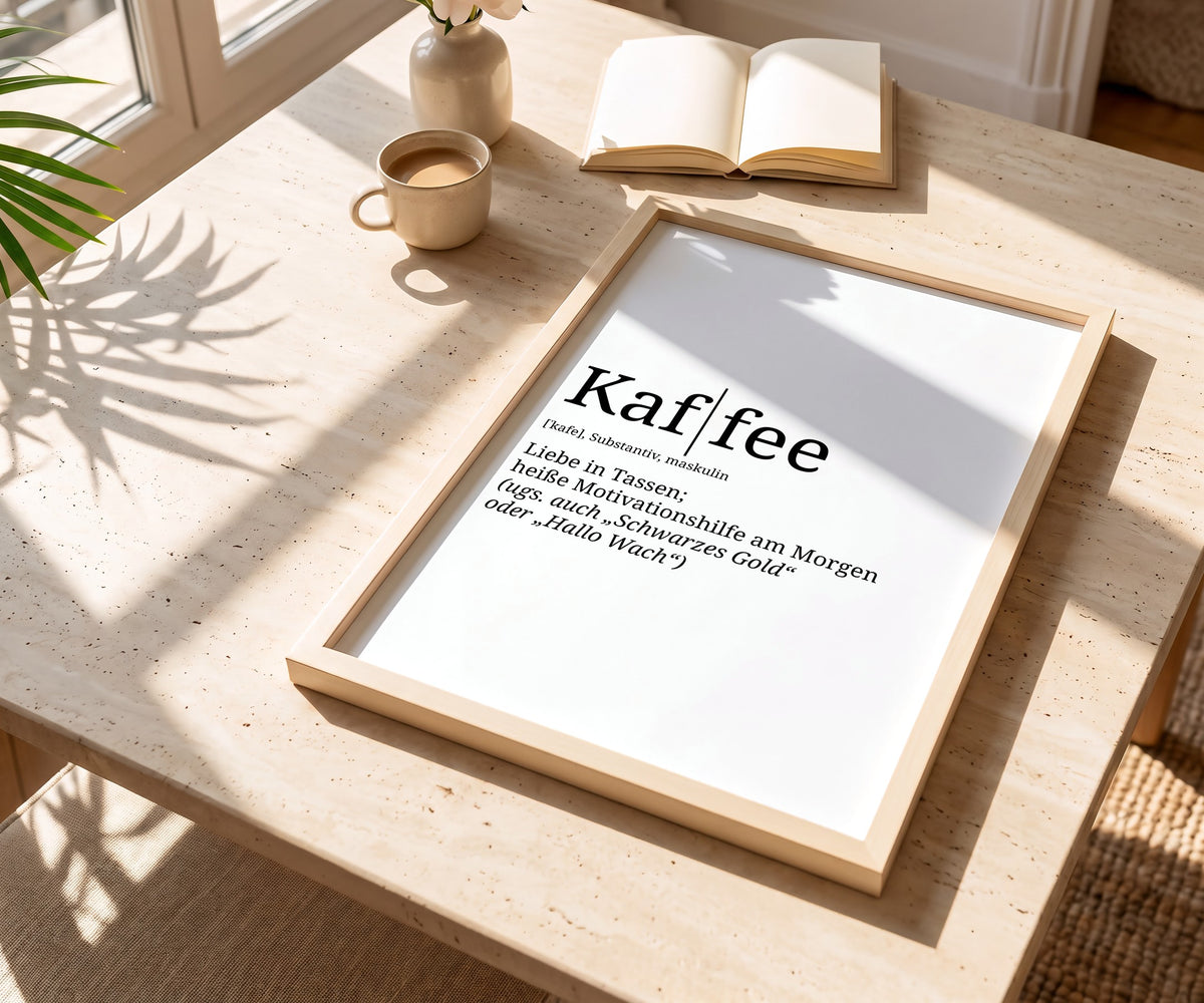 Definition Poster Kaffee