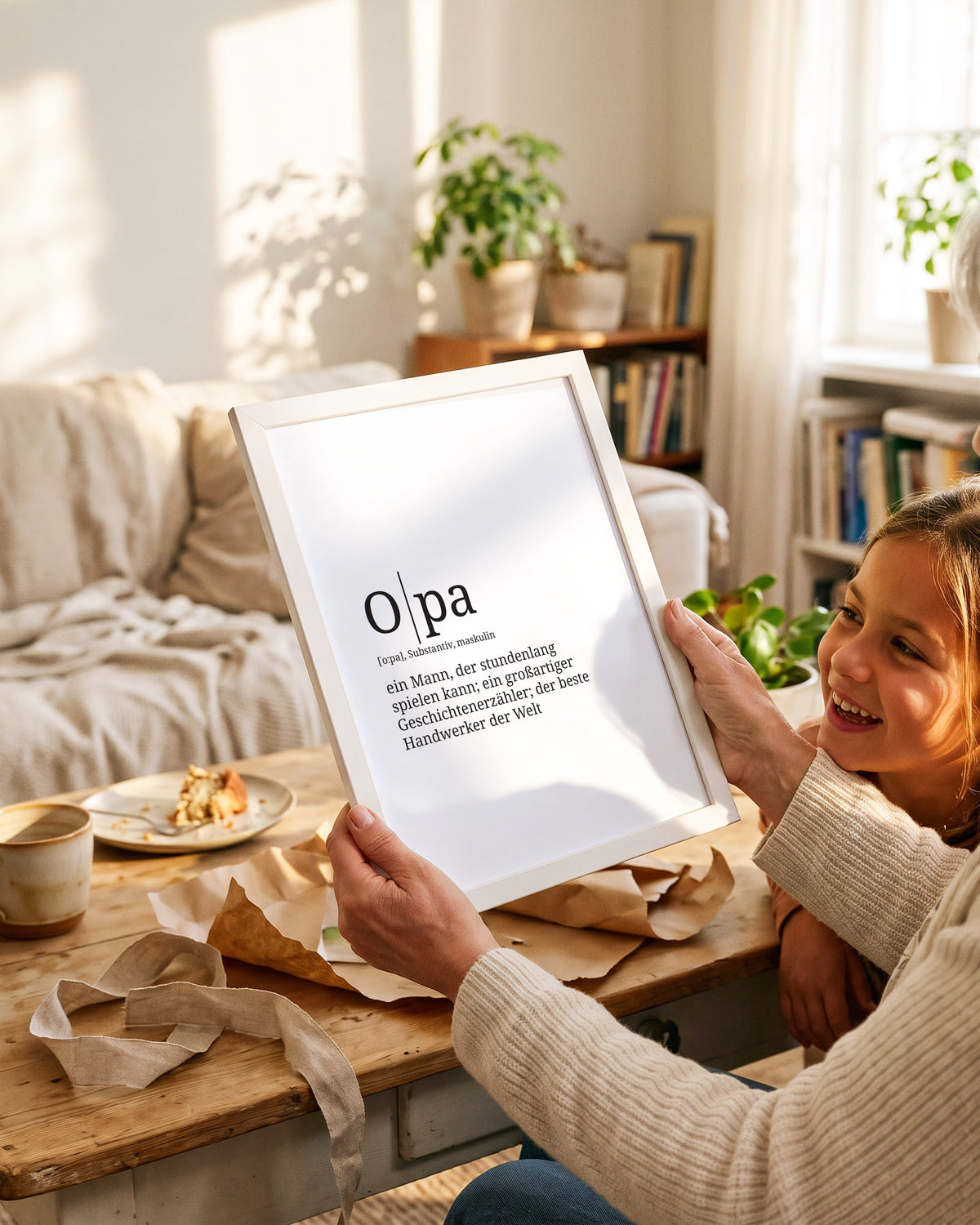 Definition Poster Opa als Geschenk