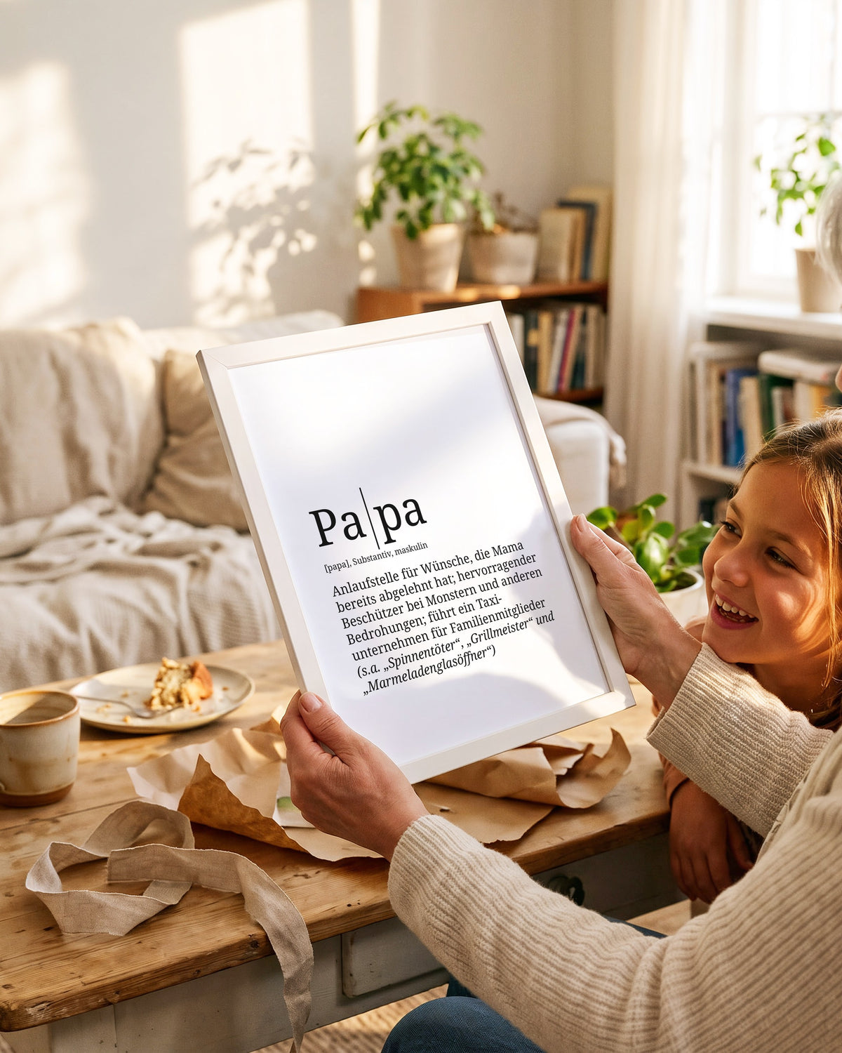 Definition Poster Papa als Geschenk