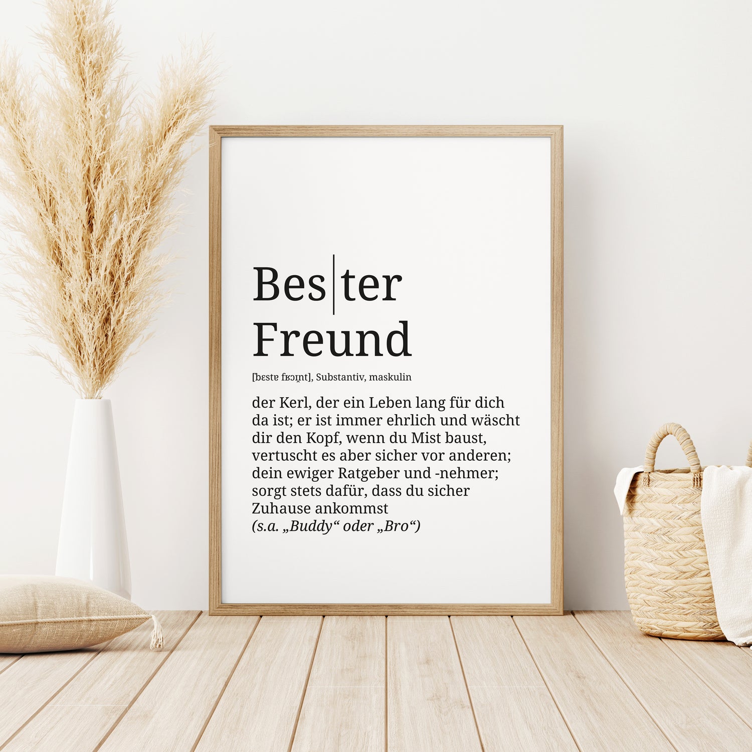 Definition Poster: Bester Freund