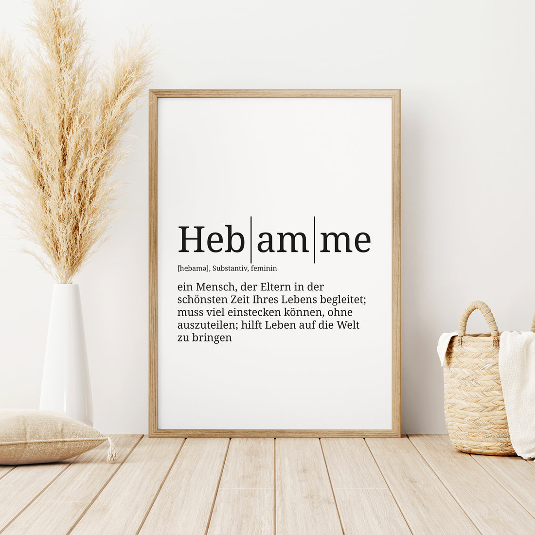 Definition Poster: Hebamme