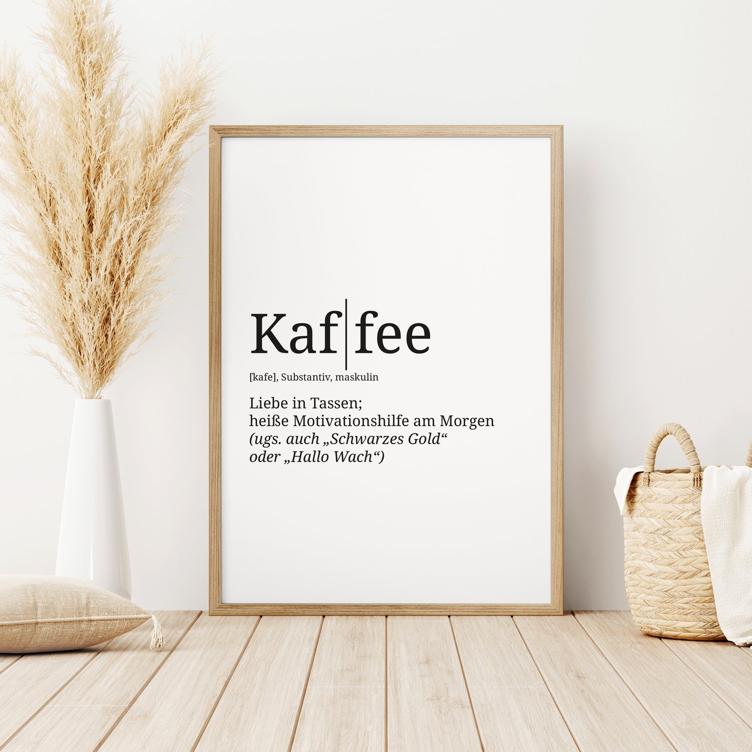 Definition Poster: Kaffee