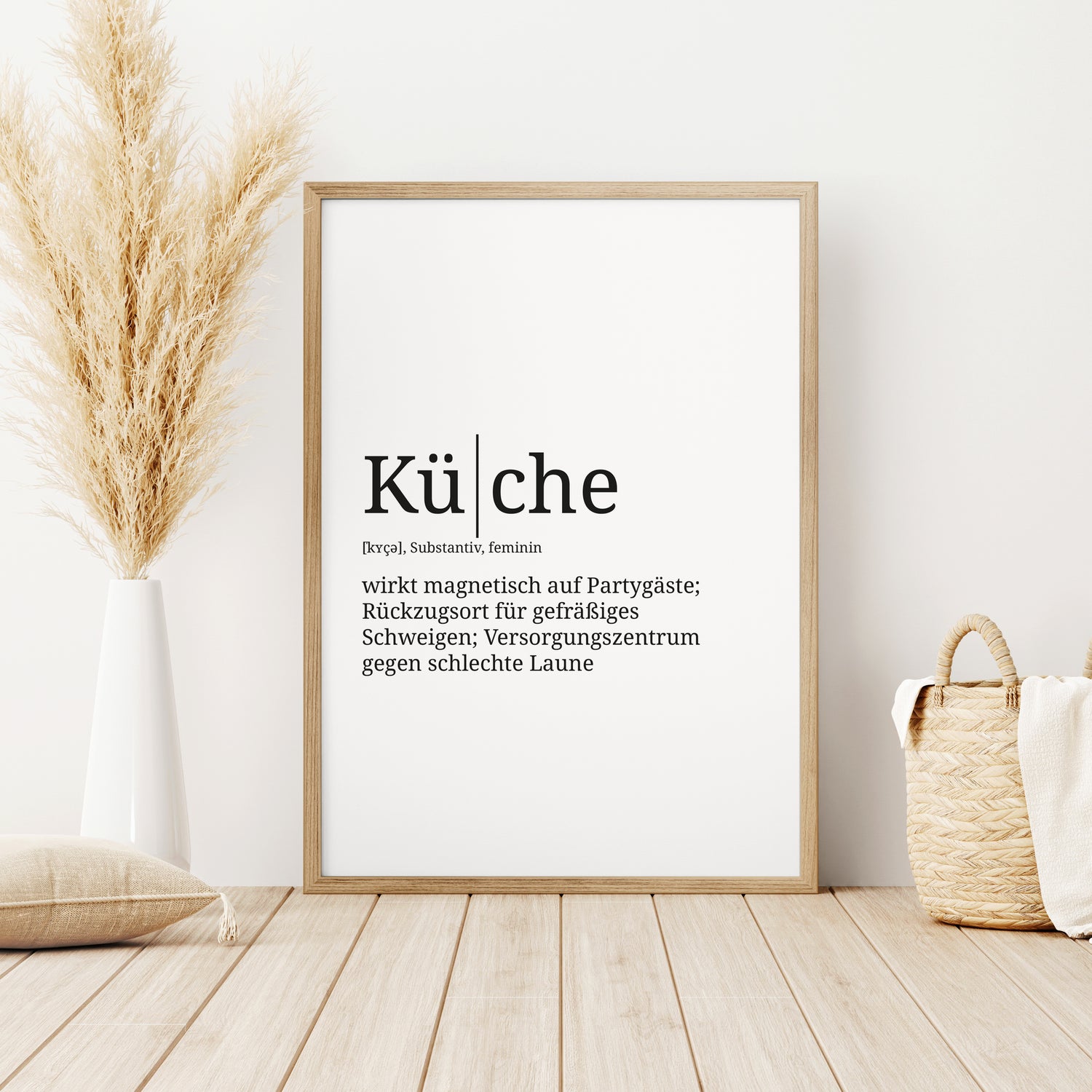 Definition Poster: Küche