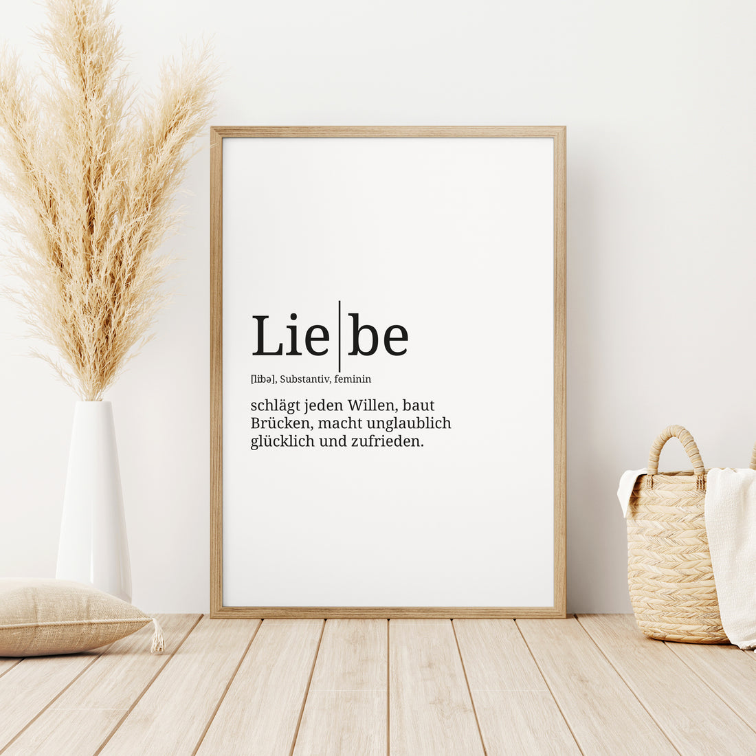 Definition Poster: Liebe