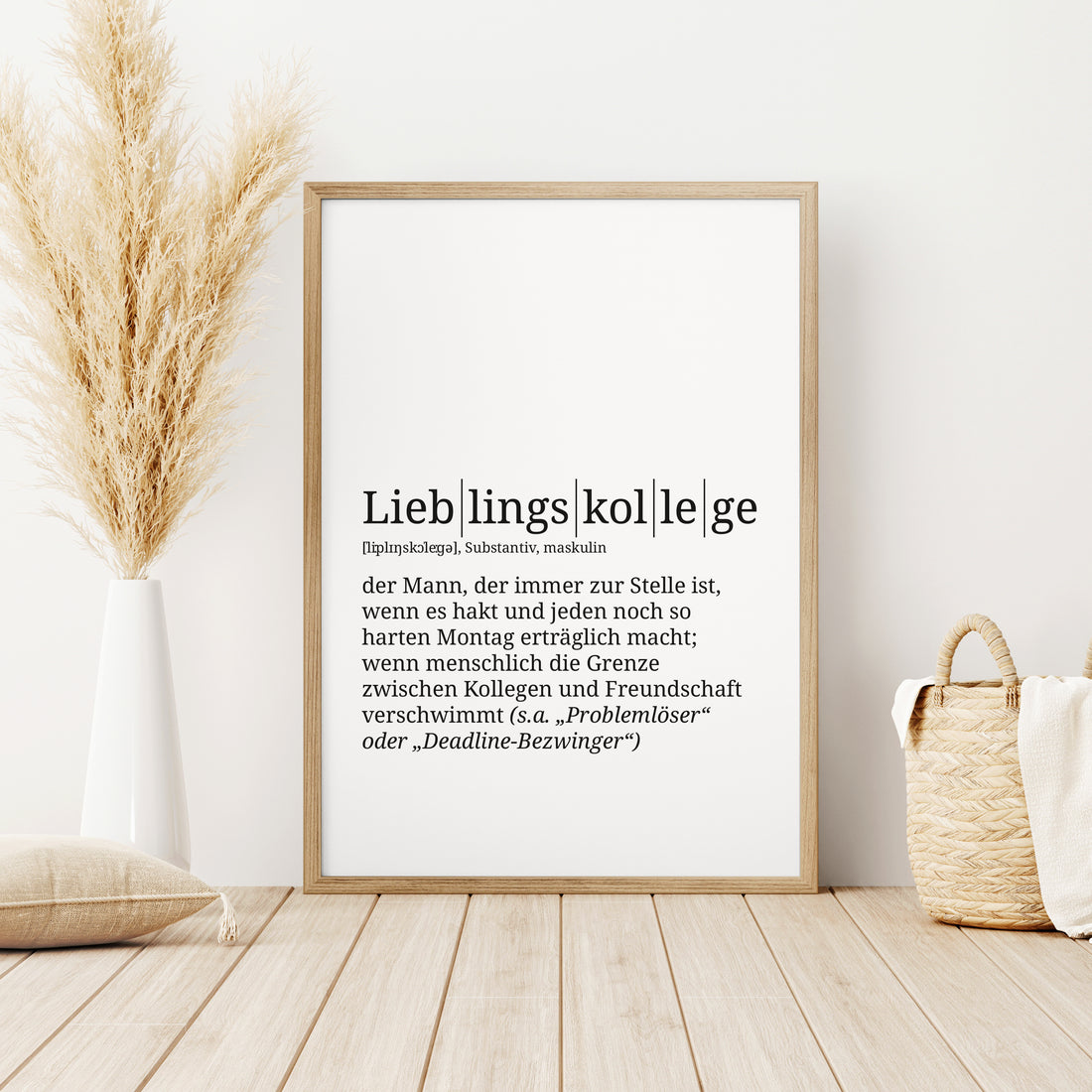 Definition Poster: Lieblingskollege