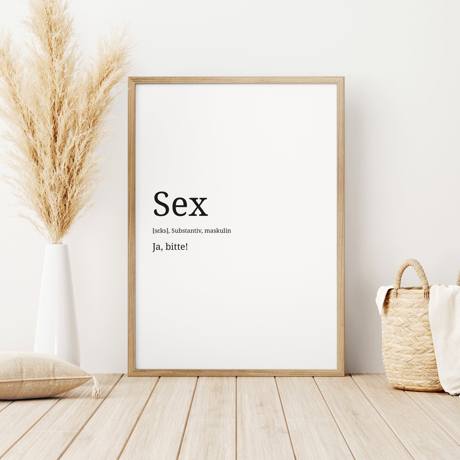 Definition Poster: Sex Ja Bitte