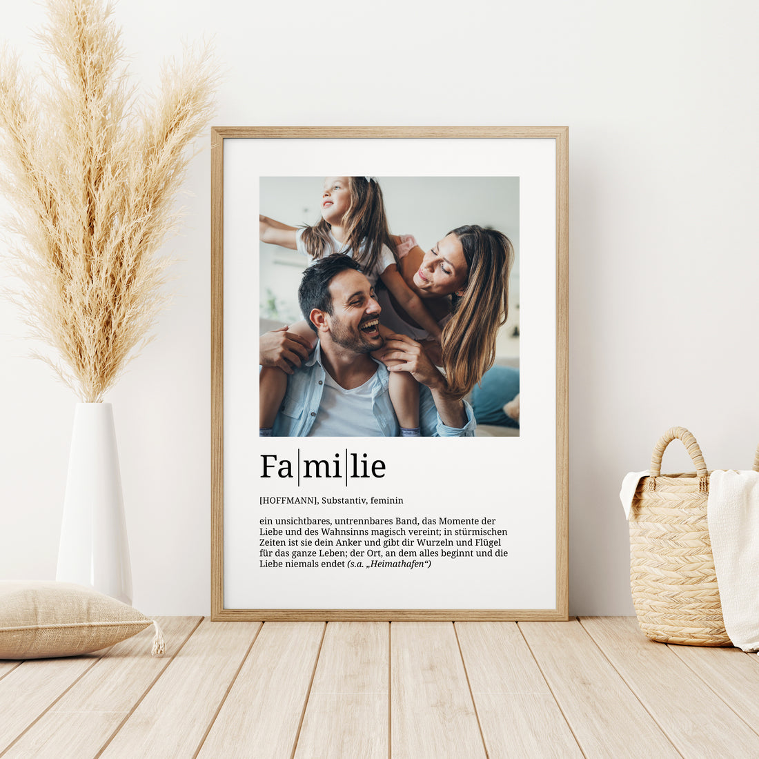 Definition Familie mit Foto