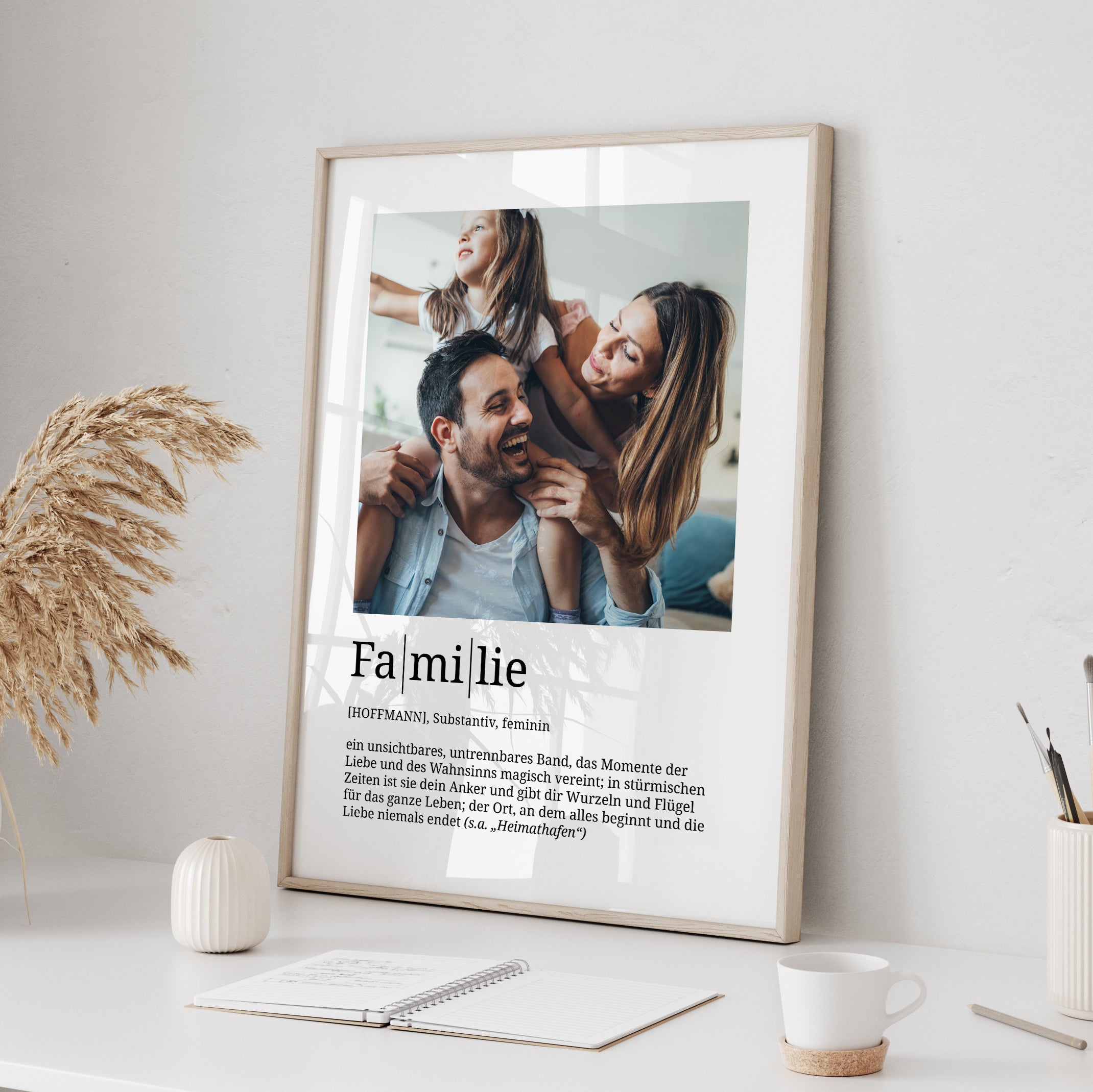 Definition Familie mit Foto