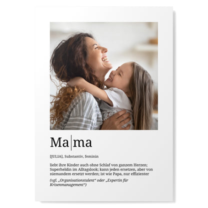 Definition Mama mit Foto