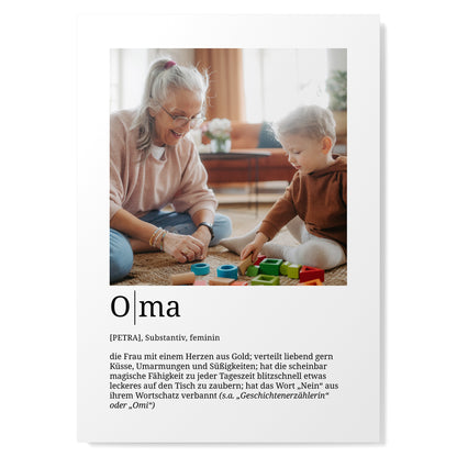 Definition Oma mit Foto