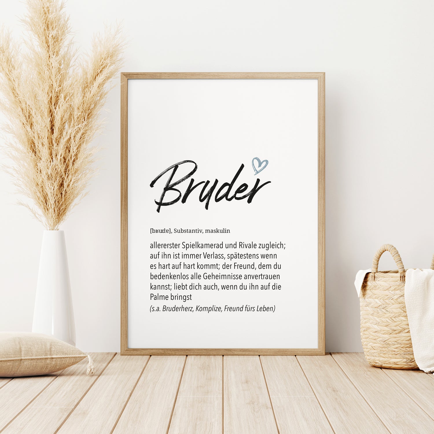 Herz-Definition Poster: Bruder