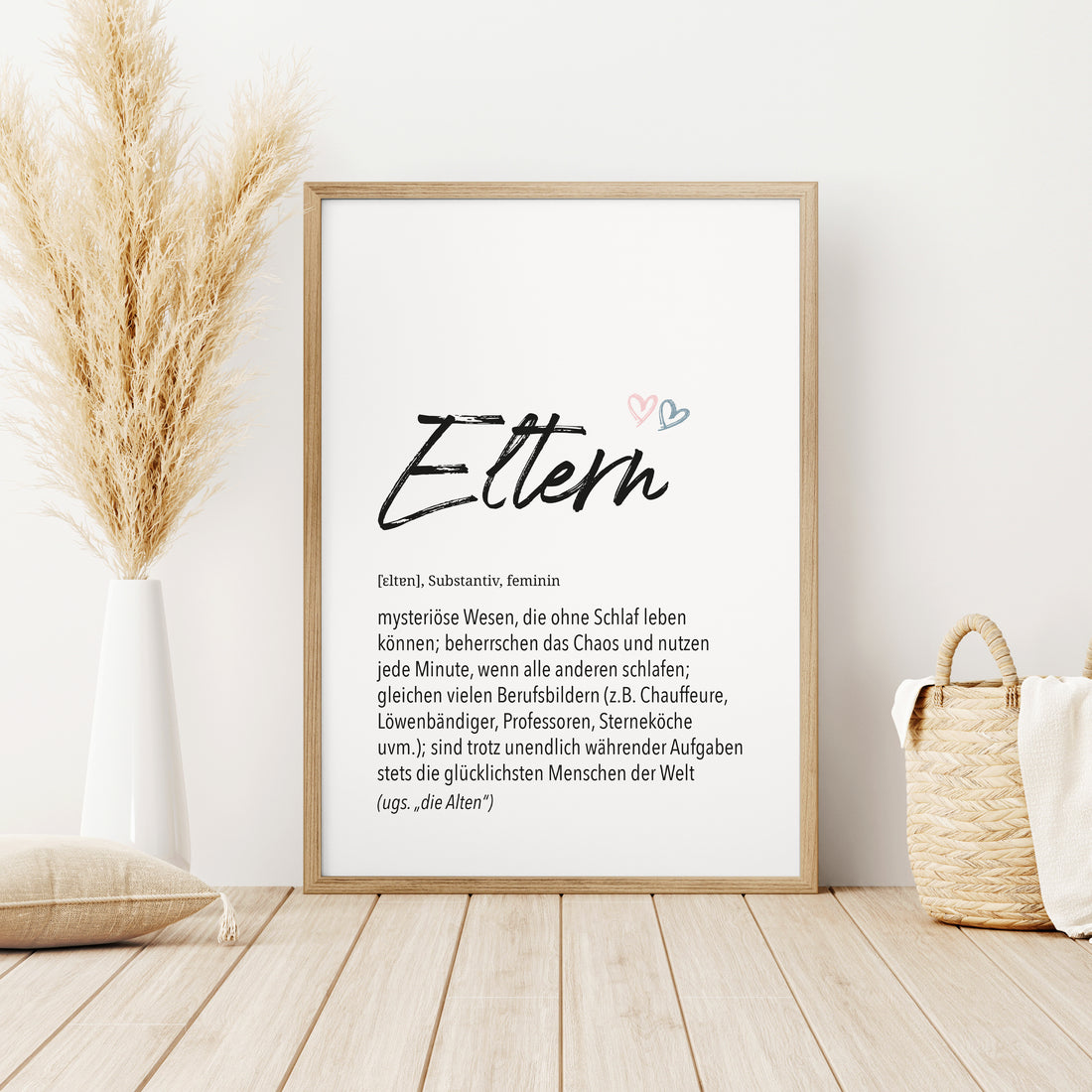 Herz-Definition Poster: Eltern