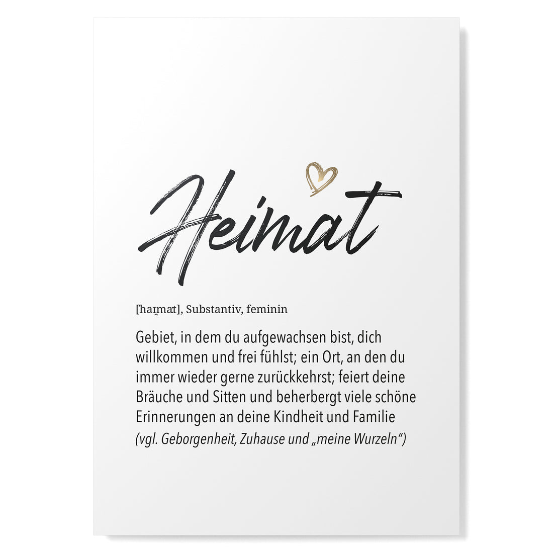 Herz Definition Heimat