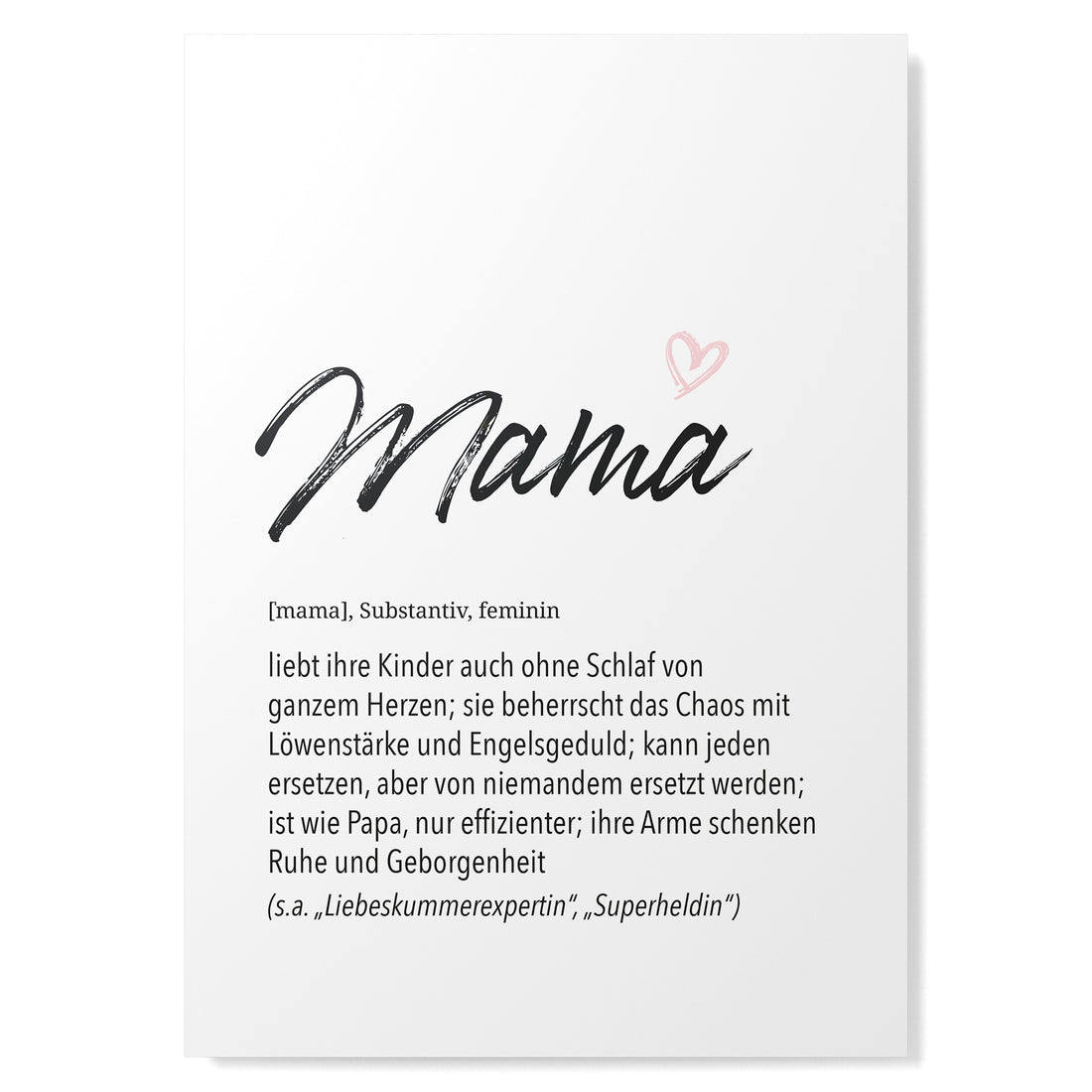 Herz Definition Mama