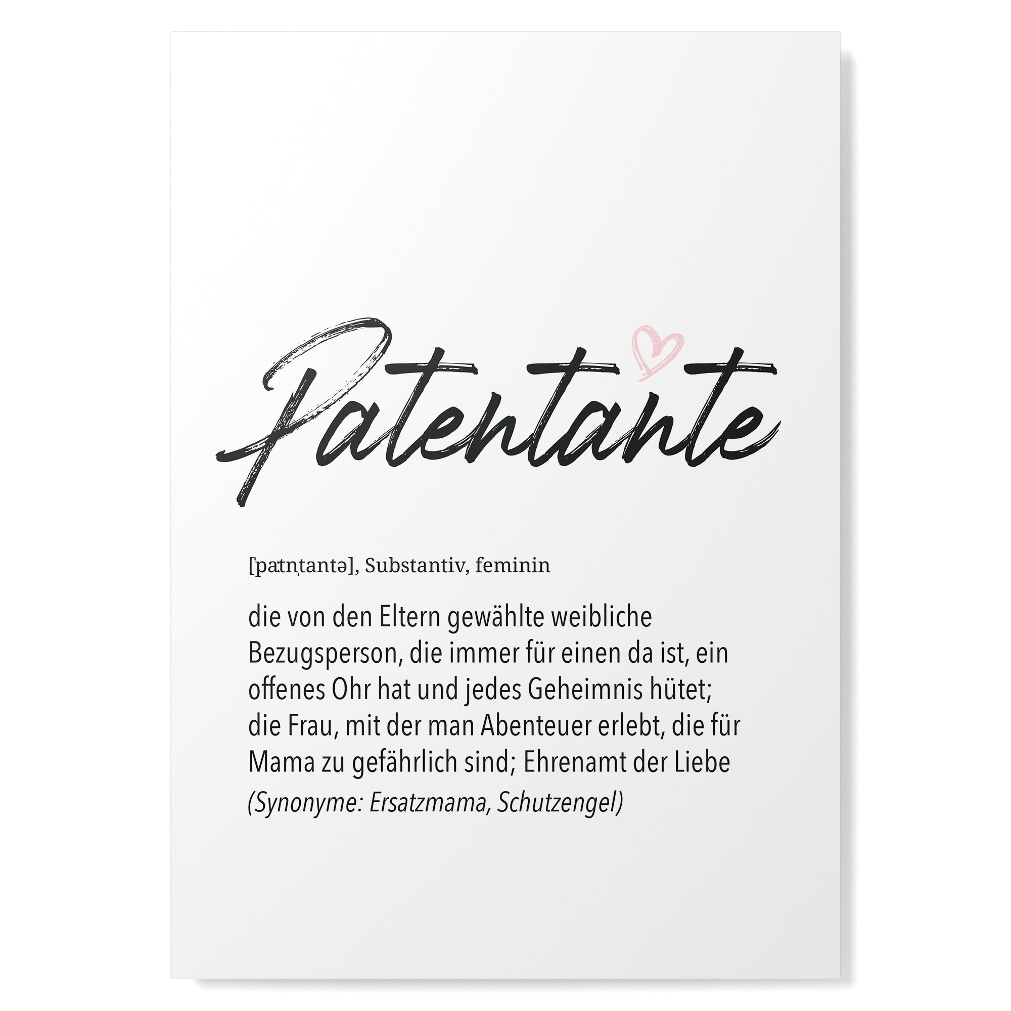 Herz Definition Patentante