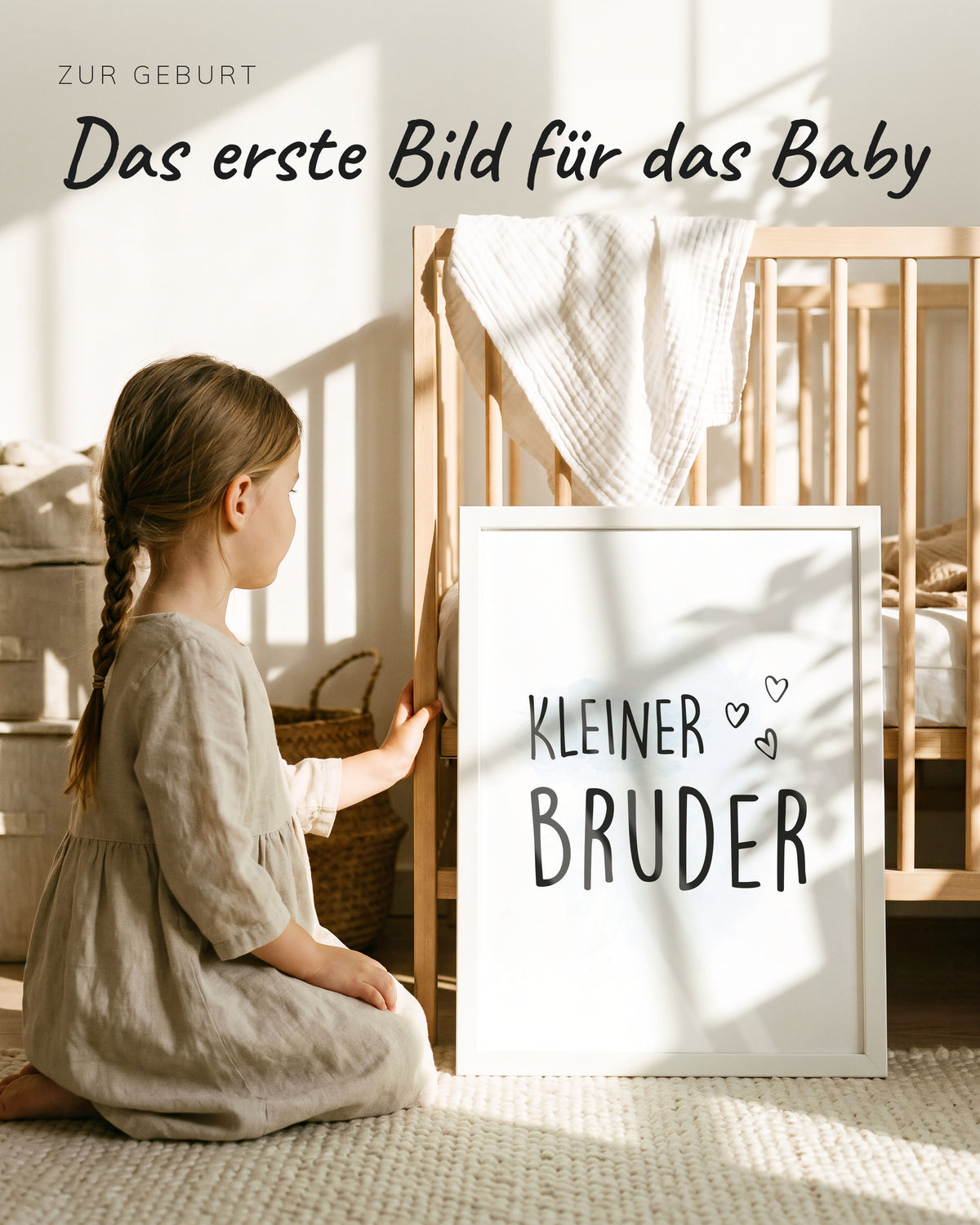 Kinderposter Kleiner Bruder im Kinderzimmer