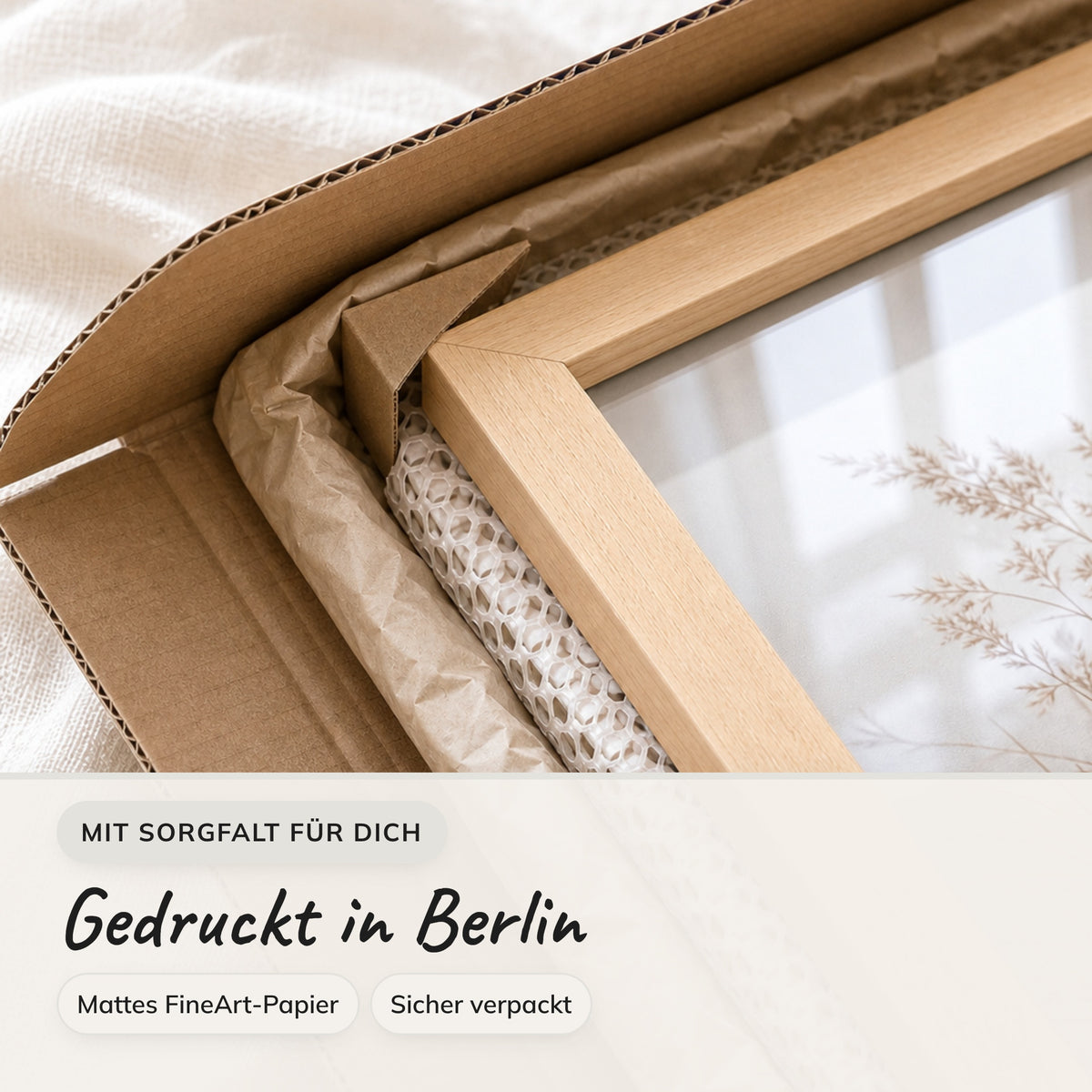 Foto-Definition Oma · Druck in Berlin und sichere Verpackung · Serie 2026
